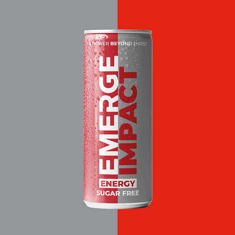 Emerge Impact Zero Sugar 250ml Great Tasting Energy Drink